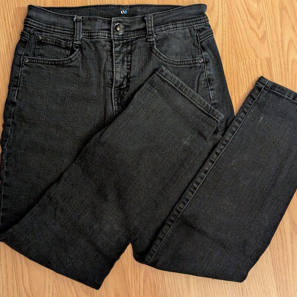 Black Cropped Jeans